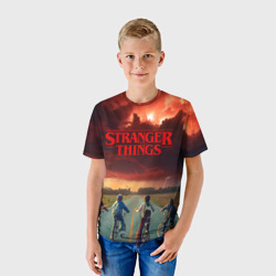 Детская футболка 3D Stranger things Очень странные дела - фото 2