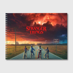 Альбом для рисования Stranger things Очень странные дела