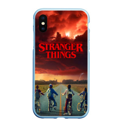 Чехол для iPhone XS Max матовый Stranger things Очень странные дела