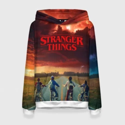 Женская толстовка 3D Stranger things Очень странные дела