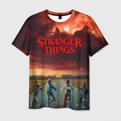 Мужская футболка 3D Stranger things Очень странные дела