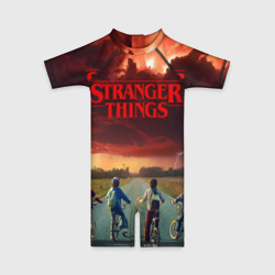 Детский купальный костюм 3D Stranger things Очень странные дела