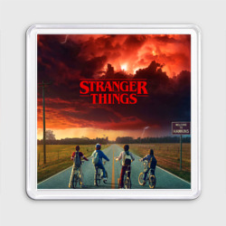 Магнит 55*55 Stranger things Очень странные дела