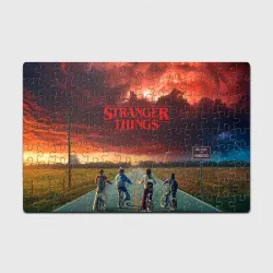 Головоломка Пазл магнитный 126 элементов Stranger things Очень странные дела