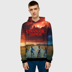 Мужская толстовка 3D Stranger things Очень странные дела - фото 2