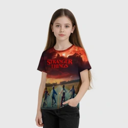 Детская футболка 3D Stranger things Очень странные дела - фото 2