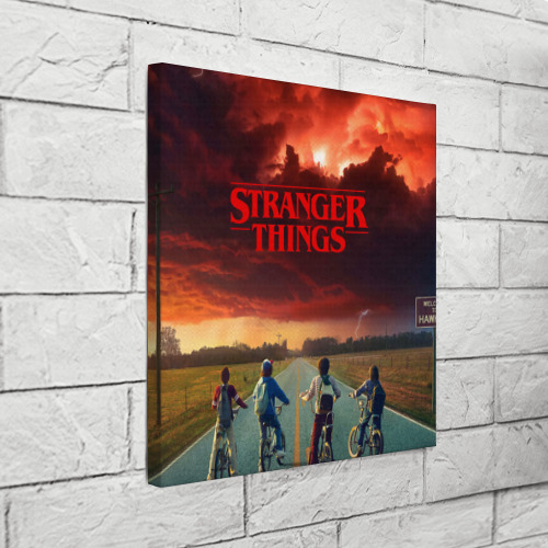 Холст квадратный Stranger Things Фото 01 Холст квадратный Stranger Things Фото 01