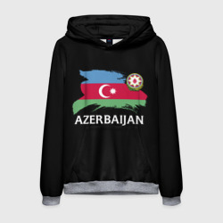 Мужская толстовка 3D Азербайджан