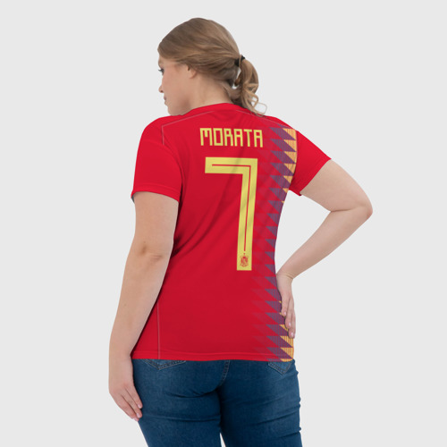 Женская футболка 3D Мората ЧМ 2018 - фото 7