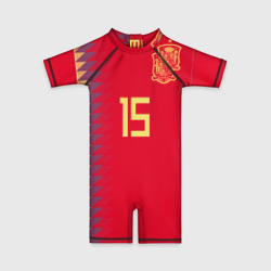 Детский купальный костюм 3D Рамос ЧМ 2018