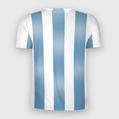Мужская футболка 3D Slim с принтом Аргентина ЧМ 2018, вид сзади #1