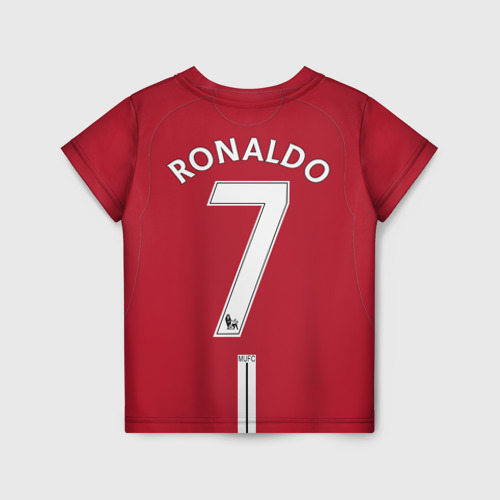 Детская футболка 3D C.Ronaldo retro 2008, цвет 3D печать - фото 2