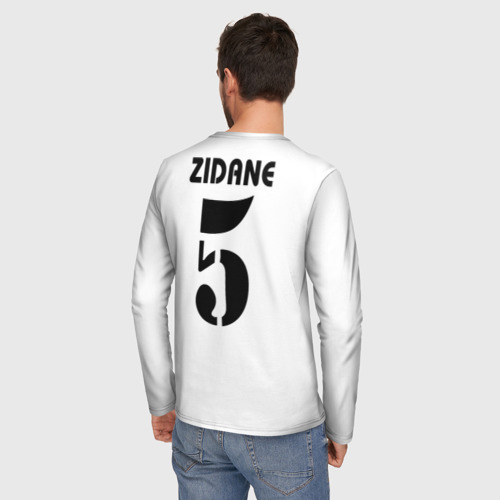 Мужской лонгслив 3D Zidane ретро, цвет 3D печать - фото 4