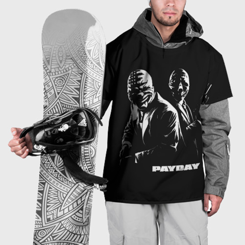 Накидка на куртку 3D Payday, цвет 3D печать