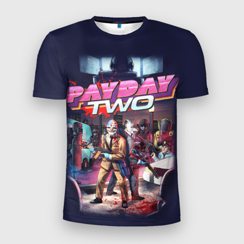 Мужская футболка 3D Slim Payday_3