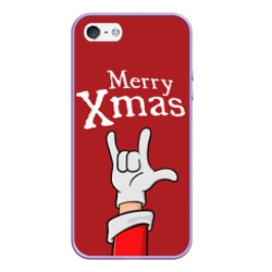 Merry Xmas - Santa's hand – Чехол для iPhone 5/5S матовый с принтом купить
