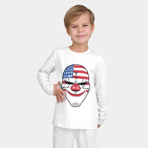 Детская пижама с лонгсливом хлопок Payday 5, цвет белый - фото 3