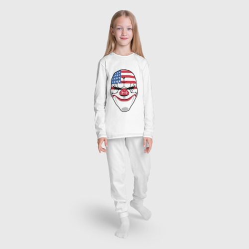 Детская пижама с лонгсливом хлопок Payday 5, цвет белый - фото 5