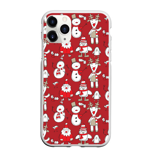Чехол для iPhone 11 Pro Max матовый Новый год Фото 01 Чехол для iPhone 11 Pro Max матовый Новый год Фото 01