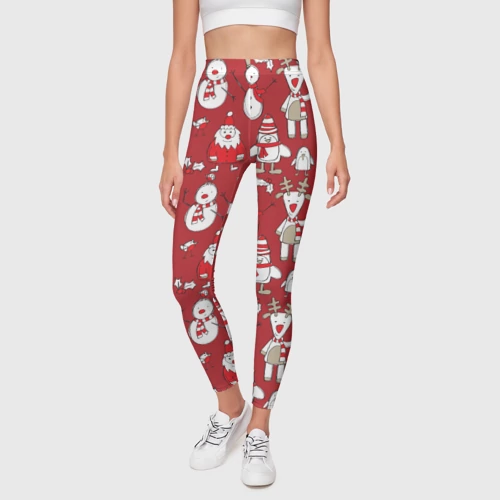 Леггинсы 3D Новый год - фото 3