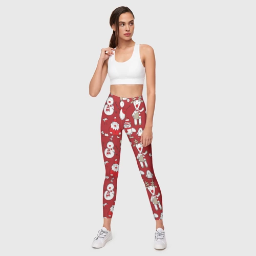 Леггинсы 3D Новый год - фото 5