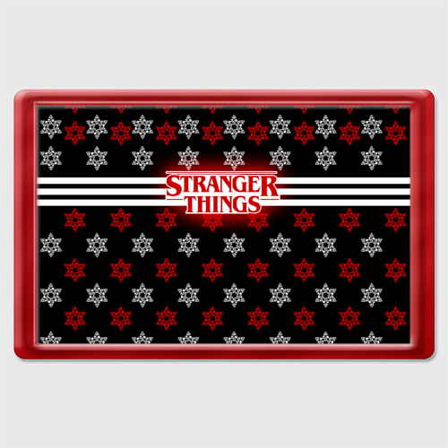 Магнит 45*70 Свитер Stranger Things Dark, цвет красный