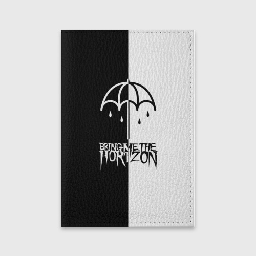 Обложка для паспорта матовая кожа Bring Me the Horizon