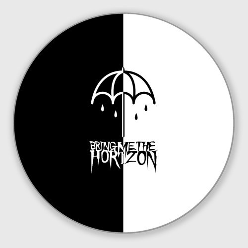 Круглый коврик для мышки Bring Me the Horizon