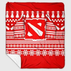 Плед с рукавами Свитер Dota 2 новогодний