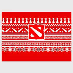 Поздравительная открытка Свитер Dota 2 новогодний