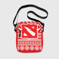 Сумка через плечо 3D Свитер Dota 2 новогодний