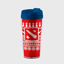 Термокружка-непроливайка Свитер Dota 2 новогодний