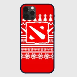 Чехол для iPhone 12 Pro Свитер Dota 2 новогодний