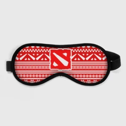 Маска для сна 3D Свитер Dota 2 новогодний