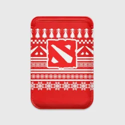 Картхолдер Magsafe магнитный Свитер Dota 2 новогодний