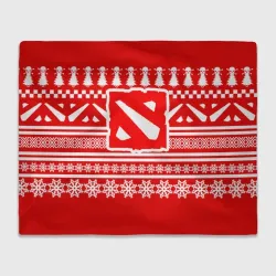 Плед 3D Свитер Dota 2 новогодний