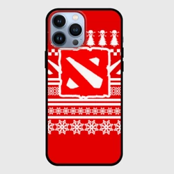 Чехол для iPhone 13 Pro Max Свитер Dota 2 новогодний