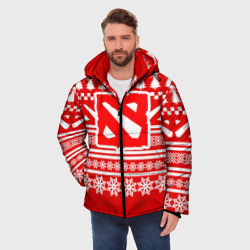 Мужская зимняя куртка 3D Свитер Dota 2 новогодний - фото 2