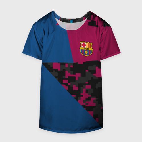 Накидка на куртку 3D FC Barca 2018 Creative uniform, цвет 3D печать - фото 4