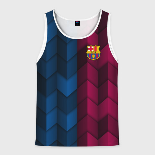 Мужская майка 3D FC Barca 2018 Creative uniform, цвет 3D печать