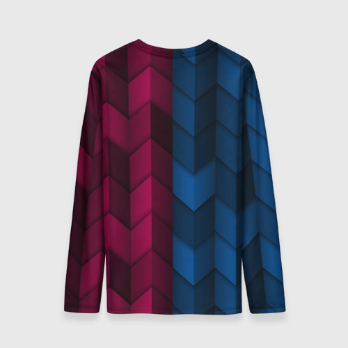 Мужской лонгслив 3D FC Barca 2018 Creative uniform, цвет 3D печать - фото 2