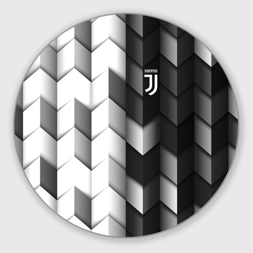 Круглый коврик для мышки Juventus 2018 Geometry Sport