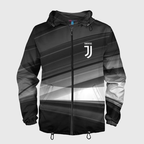 Мужская ветровка 3D Juventus 2018 Original, цвет черный