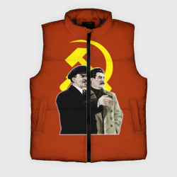 Мужской жилет утепленный 3D Ленин Сталин