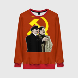Женский свитшот 3D Ленин Сталин