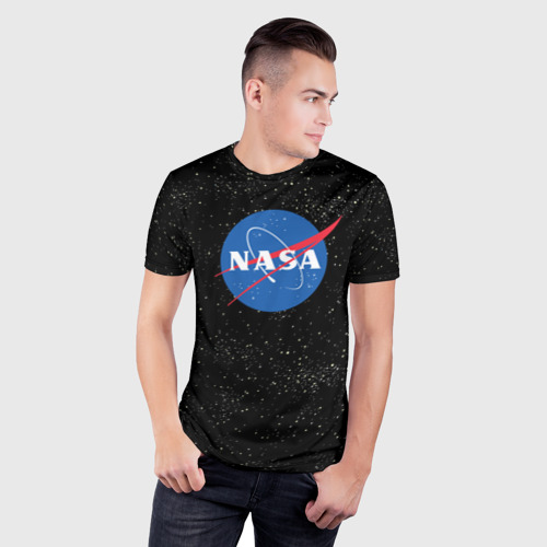 Мужская футболка 3D Slim NASA - фото 3