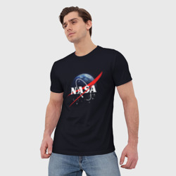 Мужская футболка 3D NASA - фото 2