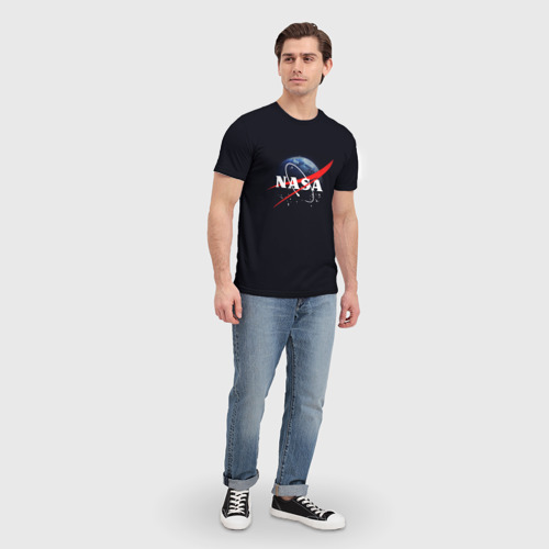 Мужская футболка 3D NASA, цвет 3D печать - фото 5
