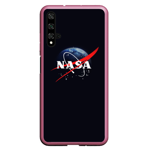 Чехол для Honor 20 NASA, цвет малиновый