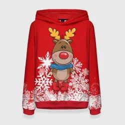 Олень в шарфике